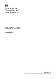 Housing zones prospectus