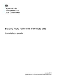 Building more homes on brownfield land - consultation proposals