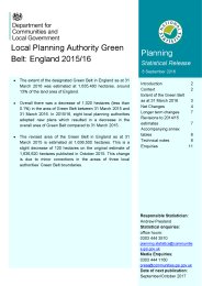 Local planning authority green belt: England 2015/16