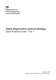 Estate regeneration national strategy. Good practice guide - part 1