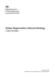 Estate regeneration national strategy - case studies