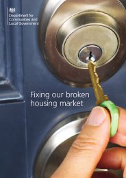 Fixing our broken housing market. Cm 9352
