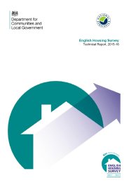 English housing survey - technical report 2015-16