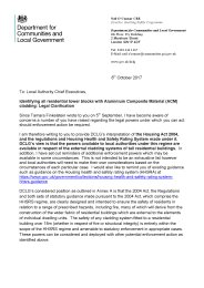 Identifying all residential tower blocks with aluminium composite material (ACM) cladding: legal clarification