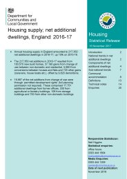 Housing supply; net additional dwellings, England: 2016-17