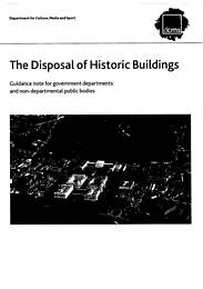 Disposal of historic buildings - guidance note for government departments and non departmental public bodies