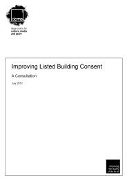 Improving listed building consent - a consultation