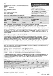 Consultation on changes to the listed building consent system - impact assessment