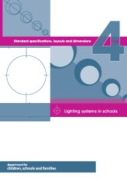 Lighting systems in schools