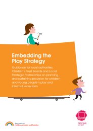 Embedding the play strategy