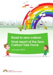 Road to zero carbon - final report of the zero carbon task force