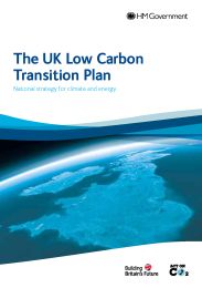 UK low carbon transition plan - national strategy for climate and energy