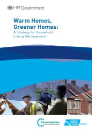 Warm homes, greener homes: a strategy for household energy management