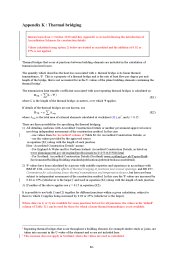 Government's Standard Assessment Procedure for energy rating of dwellings. 2009 edition. SAP 2009 rev September 2010. Appendix K: Thermal bridging