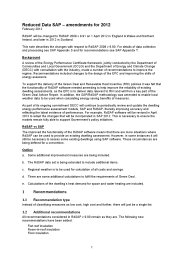 Reduced data SAP - amendments for 2012