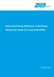 Improving energy efficiency in buildings - resources guide for local authorities