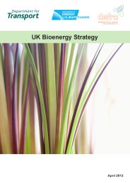 UK bioenergy strategy