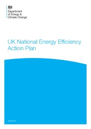 UK national energy efficiency action plan