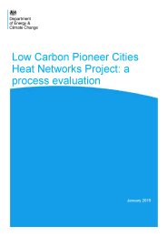 Low carbon pioneer cities heat networks project: a process evaluation