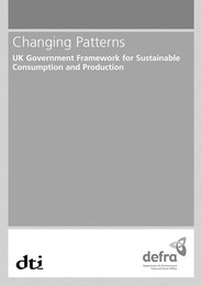 Changing patterns - UK government framework for sustainable consumption and production