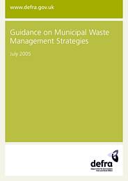 Guidance on municipal waste management strategies