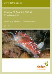 Review of marine nature conservation - working group report to government