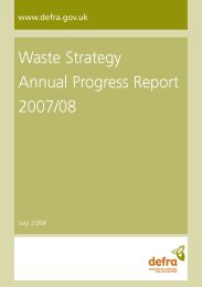 Waste strategy annual progress report 2007/08
