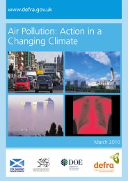 Air pollution - action in a changing climate
