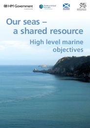Our seas - a shared resource: high level marine objectives