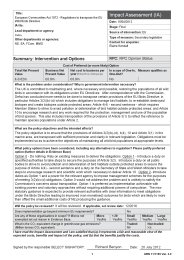 European communities act 1972 - regulations to transpose the EU wild birds directive: impact assessment