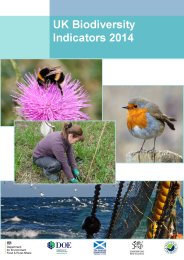UK biodiversity indicators 2014