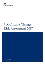 UK climate change risk assessment 2017