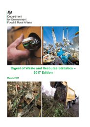 Digest of waste and resource statistics - 2017 edition