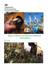 Digest of waste and resource statistics - 2018 edition