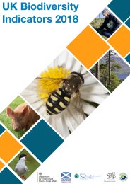 UK biodiversity indicators 2018