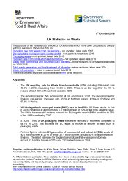 UK statistics on waste - revised