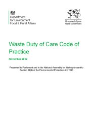 Waste duty of care code of practice