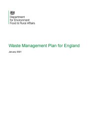 Waste management plan for England