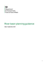 River basin planning guidance