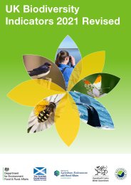 UK biodiversity indicators 2021 revised (March 2022)