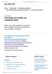 Good practice guide on managing the use of common land