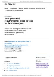 Meet your BNG requirements: steps to take for land managers
