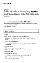 Sell biodiversity units as a land manager