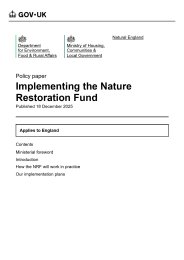 Implementing the nature restoration fund