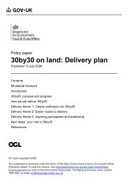 30by30 on land: delivery plan