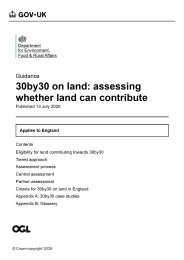 30by30 on land: assessing whether land can contribute