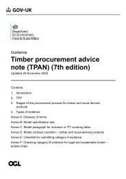 Timber procurement advice note (TPAN). 7th edition