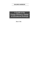 Building handbook: A guide to the energy efficiency design of educational buildings