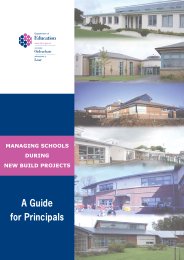 Managing schools during new build projects: A guide for Principals