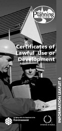 Certificates of lawful use or development